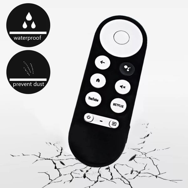 Chromecast Remote Silicone protective Cover - New (Black) and 4k versions Carousel 6