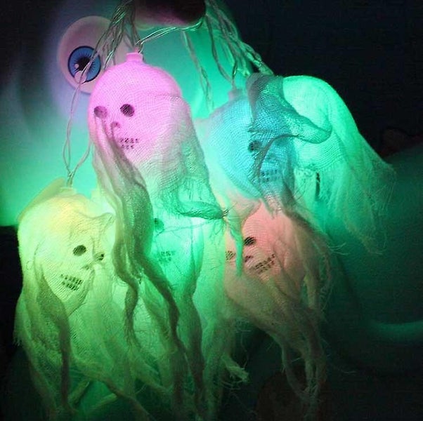 Halloween Decoration 2.5m Led Lantern String Skull Lamp Carousel 2
