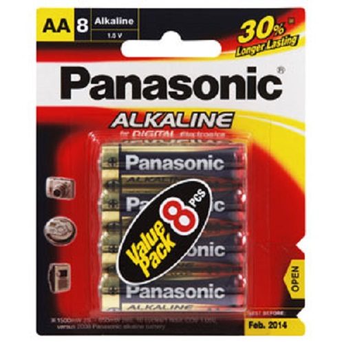 PANASONIC AA BATTERY ALKALINE (8PK) Carousel 1