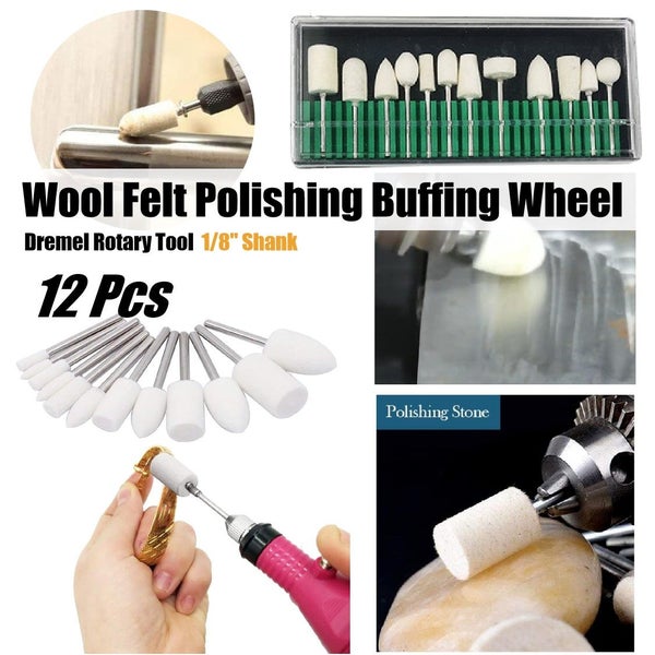 NEW new Wool Felt Polisher Buffing Pad Wheel Dremel Rotary *Clearance* Carousel 1