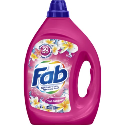 Fab Fresh Frangipani Laundry Detergent Liquid 2l Carousel 1
