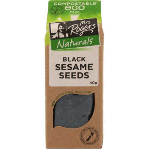 Mrs Rogers Naturals Eco Black Sesame Seeds 40g Carousel 1