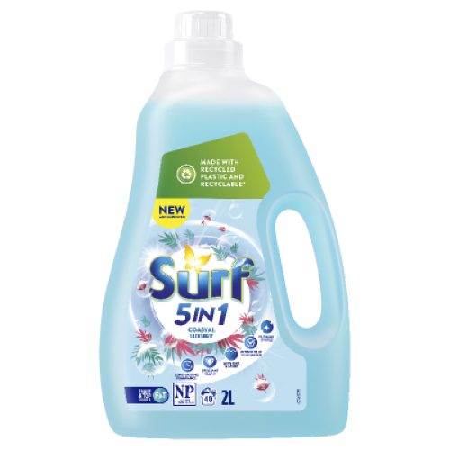 Surf Front & Top Loader 5 In 1 Coastal Luxury Laundry Liquid 2l Carousel 1