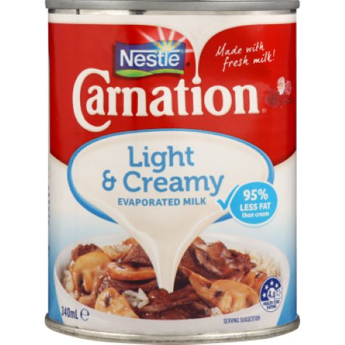 Nestle Carnation Light & Creamy Evaporated Milk Can 340ml Carousel 1