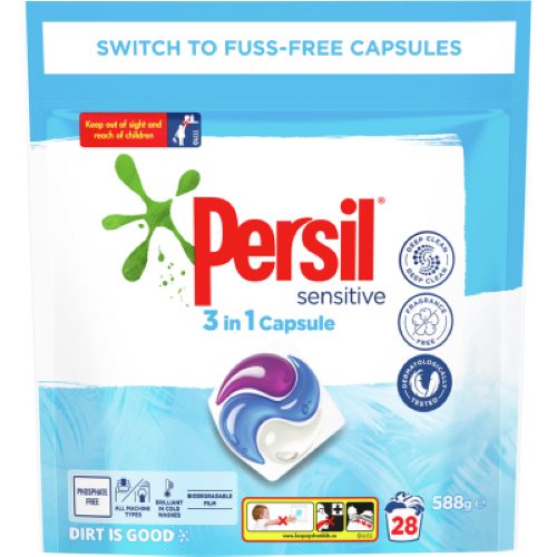 Persil Sensitive 3 In 1 Laundry Capsules 28pk Carousel 1
