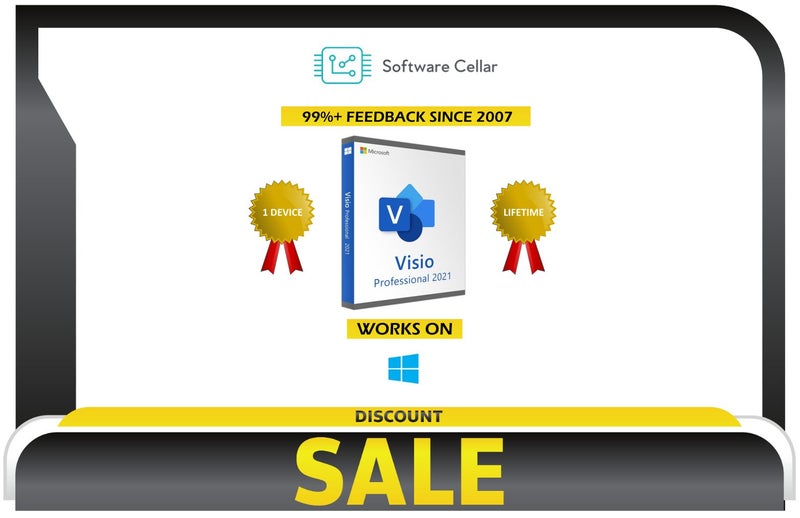 Microsoft Visio 2021 PRO Professional ***SALE*** Carousel 1