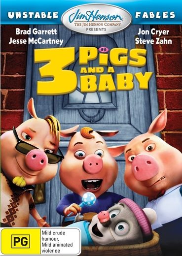 Unstable Fables Three Pigs And A Baby DVD k1629710194268181116