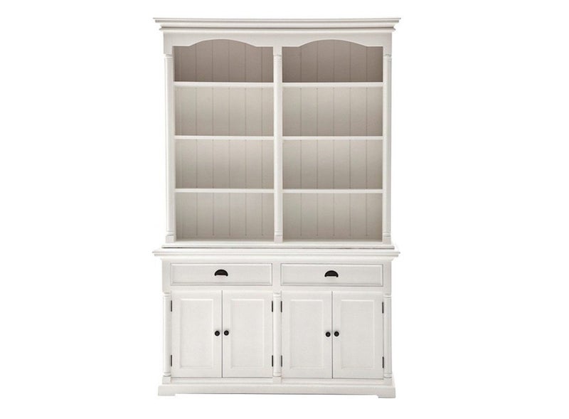 Marseille Buffet And Open Hutch Cabinet in White Carousel 1