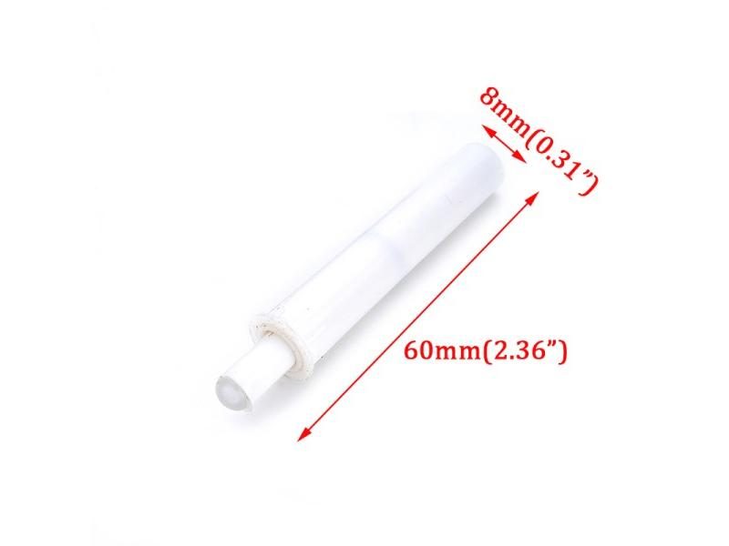 NAIERDI 5PCS Gray Cabinet Catches White Damper Ers For Door Stop Kitchen Carousel 1