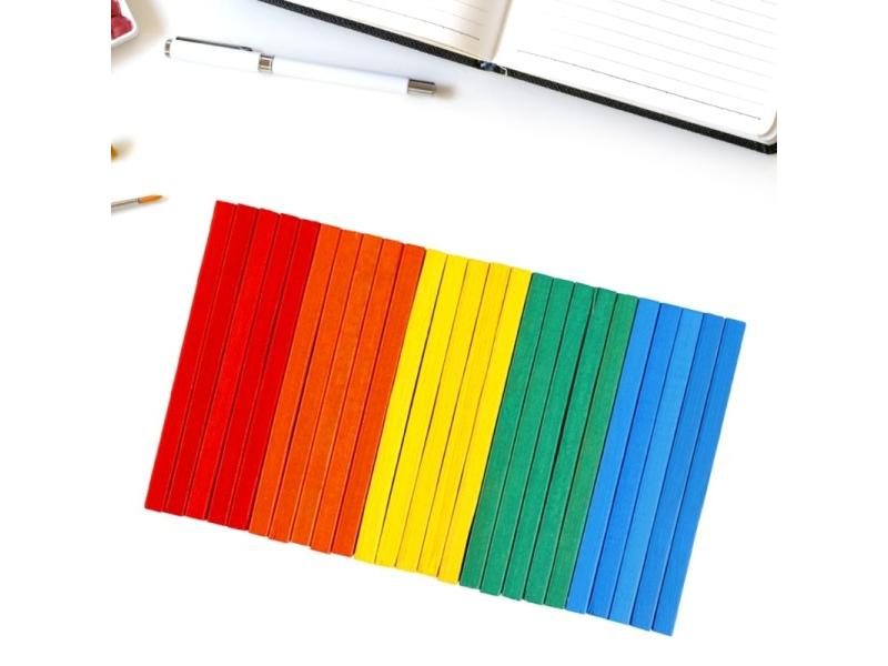 100 Pcs Colorful Plastic Counting Sticks For Math Learning Carousel 1