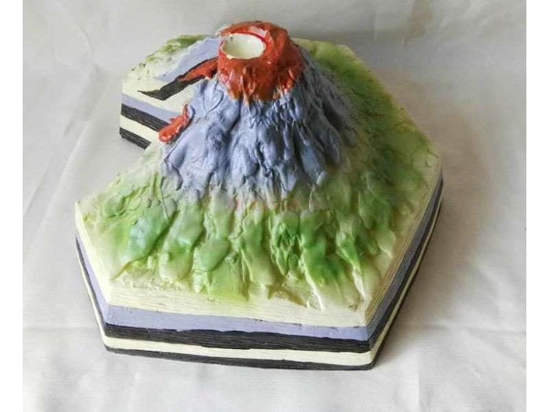 Volcanic Eruption Model For Geological Geography Teaching Lava Eruption Carousel 1
