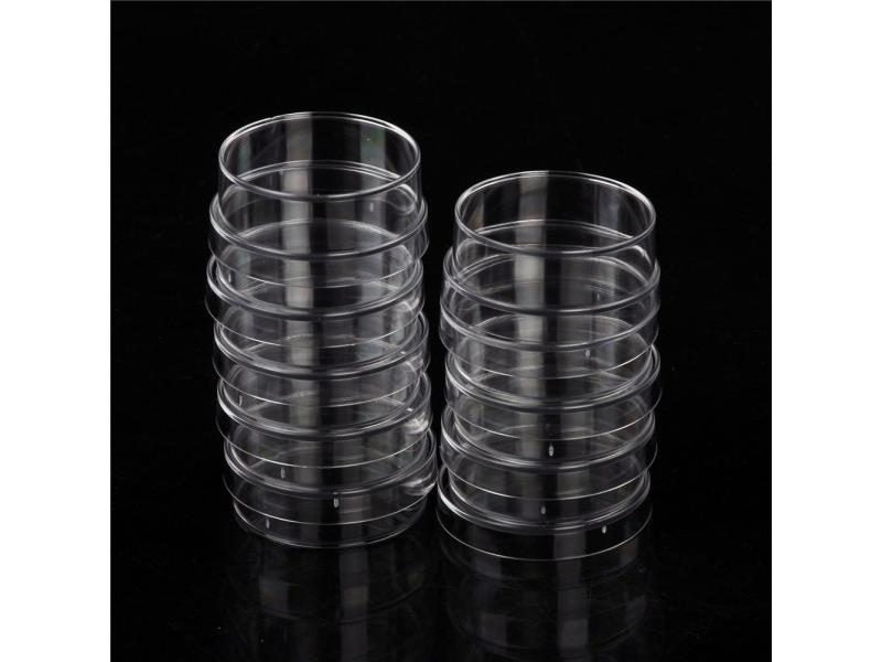 JETTING Lab Supplies 10PCS Practical Sterile Petri Dishes With Lids For Lab Carousel 1