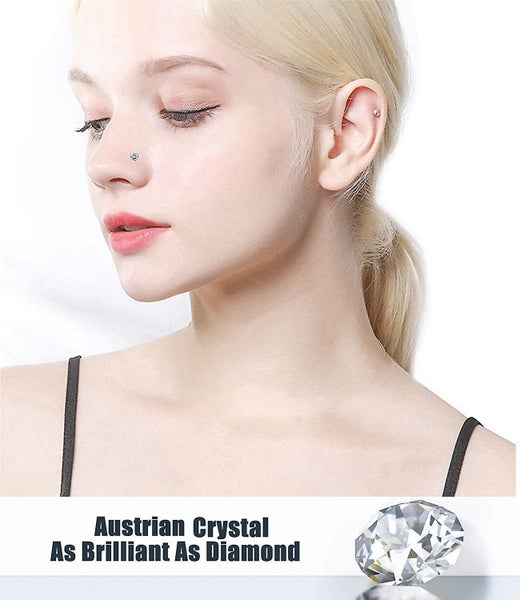 8 Pcs 20g Nose Ring Studs Made With Carousel 3