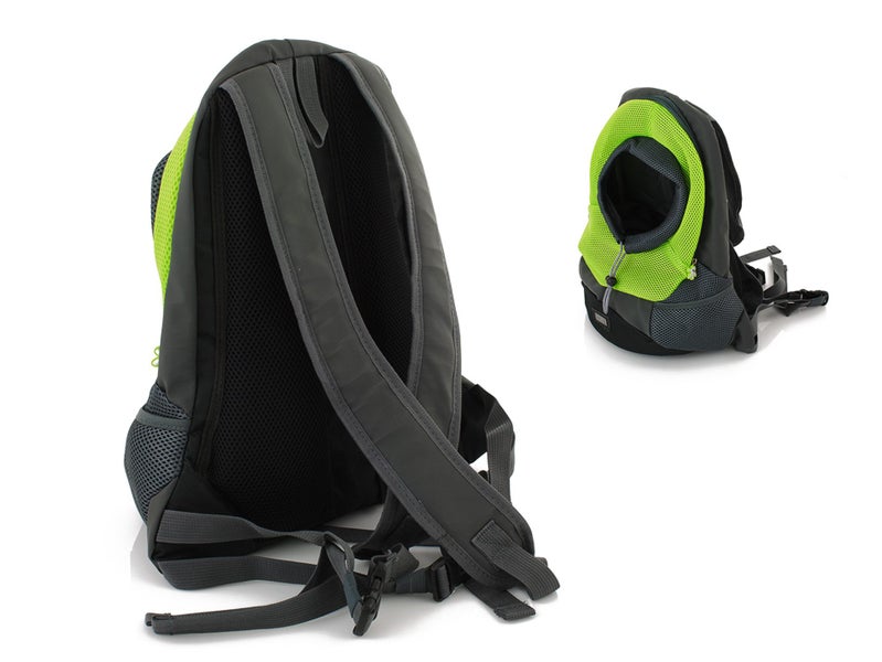 Pet Carry Bag Back Pack Ruck Sack GREEN Carousel 2