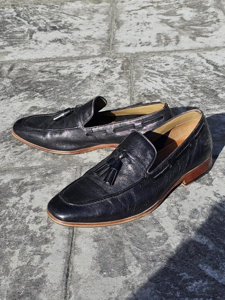 Aldo Zoacien Black Leather Loafers (Size EU40/ 6.5UK) Carousel 1