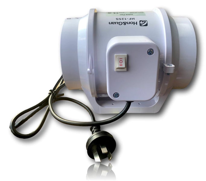 BAP125 INLINE BATHROOM MIXED FLOW EXHAUST UNIT-S Carousel 6