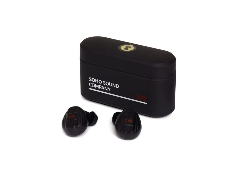 Soho Wireless Earbuds w/Charging Case - Black Carousel 1