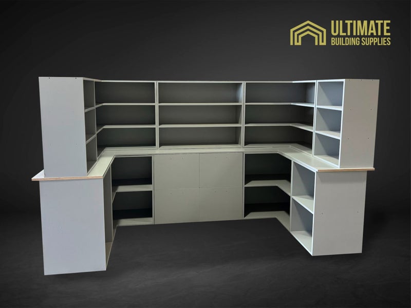 Ex-Demo Grey Pantry starter cabinets from robust Plywood! Fantastic Deal! Carousel 1