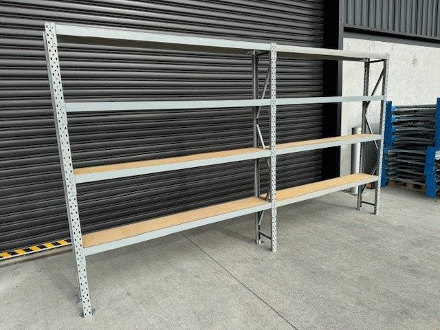 Narrow Heavy Duty Shelving Unit - 4m Long Carousel 2