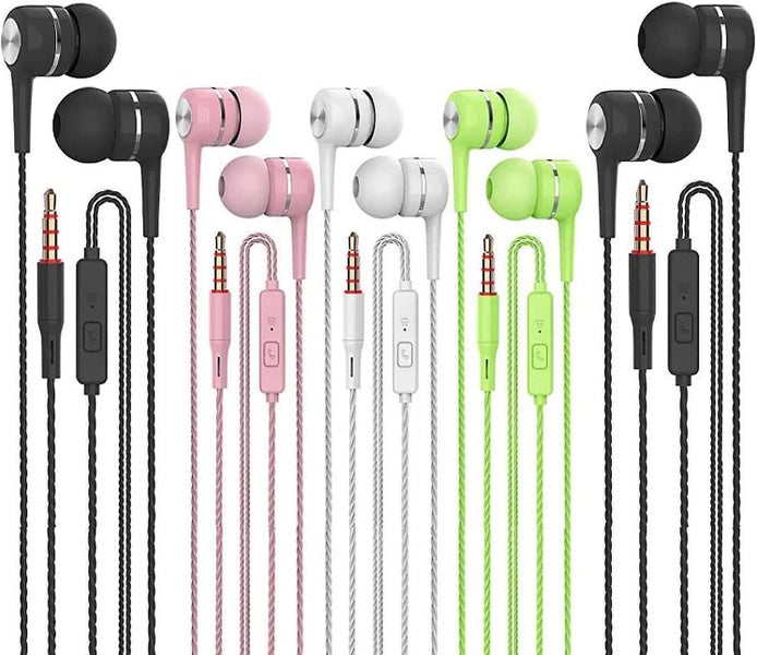 Earbuds Headphones Headphones With Microphone 5 Pack Compatible With Iphone An Carousel 1