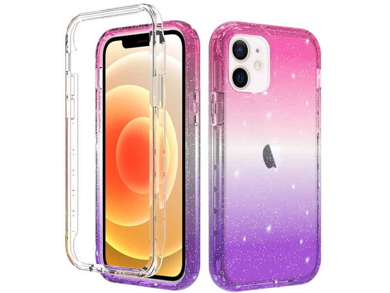 1x Shockproof phone Cover for iPhone 12 +Screen Protector Carousel 1