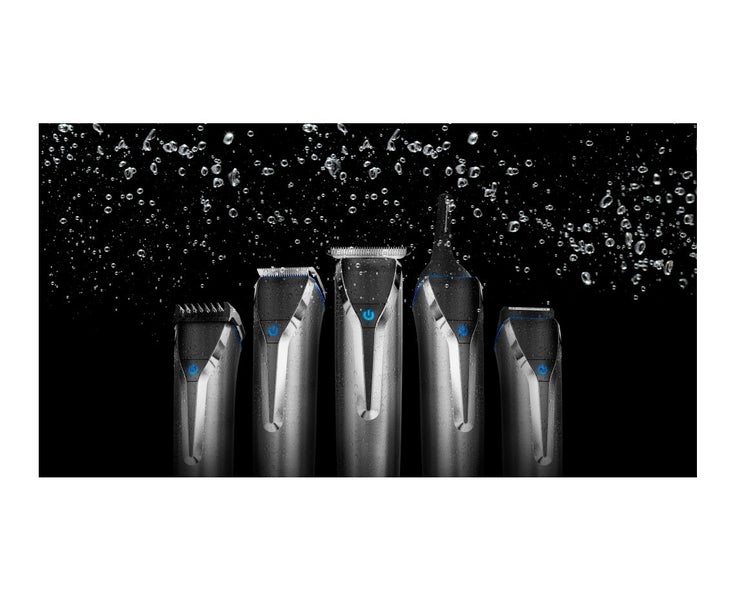 Wahl Waterproof Lithium-Ion Stainless Steel Grooming Kit With Bonus Storage Case Carousel 8