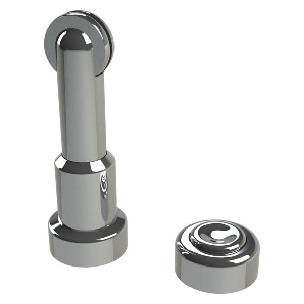 Emro Adjustable Magnetic Door Stop Round Door / Wall Mounted Chrome Plate 50018R Carousel 1