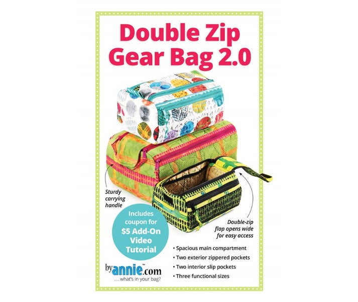 Double Zip Gear Bags 2.0 - ByAnnie Pattern Carousel 3