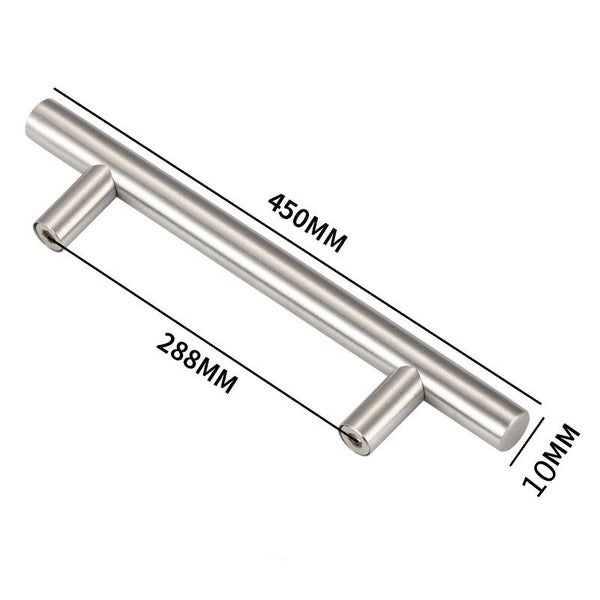 Modern Stainless Steel Kitchen Door Cabinet T Bar Handle Pull Knob Carousel 1
