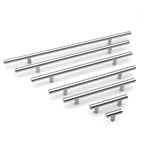 Modern Stainless Steel Kitchen Door Cabinet T Bar Handle Pull Knob Carousel 2
