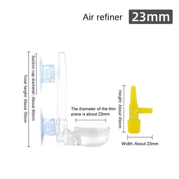 Quiet Tiny Bubbles Oxygen Diffuser Nano Gas Disk Fish Tank Aerator Carousel 1