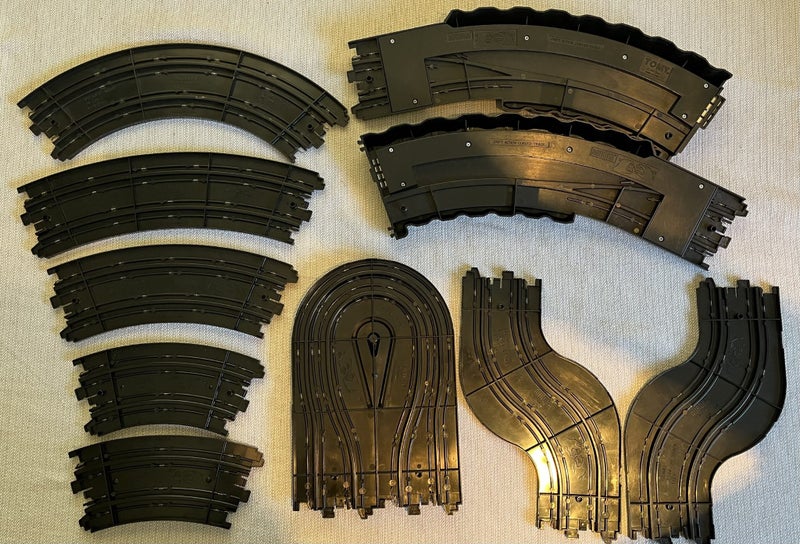Aurora AFX HO Slot Car Collection. Track Cars & Accessories. 220+ Track Pieces Carousel 18