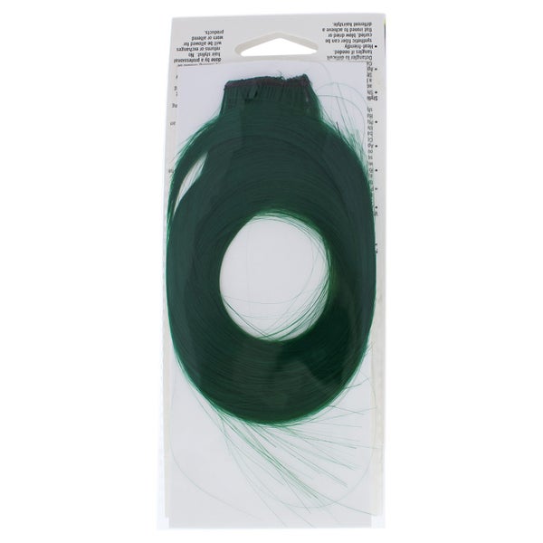 Hairdo Pop Color Strip Extension - Party Dress Green - 18 Inch Hair Extension Carousel 2