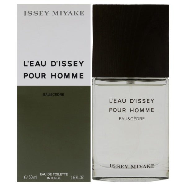 Issey Miyake Leau Dissey Eau and Cedre for Men 1.6 oz EDT Intense Spray Carousel 1