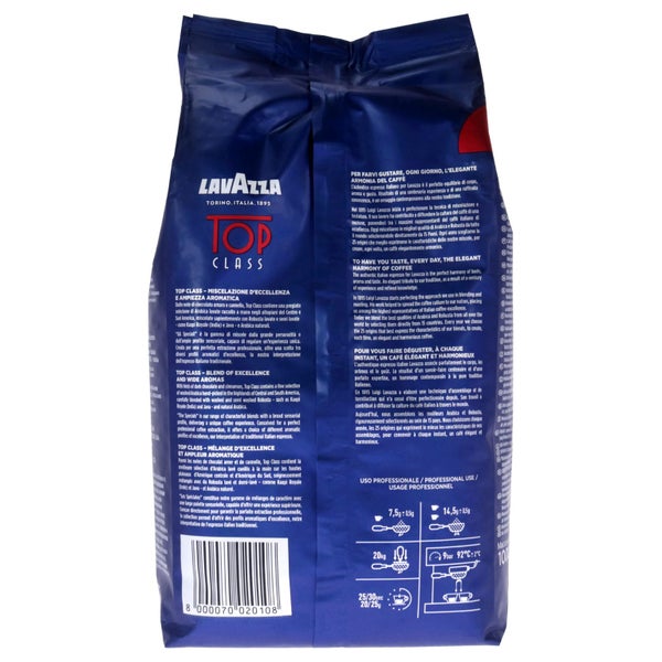 Lavazza Top Class Espresso Roast Whole Bean Coffee - 35.2 oz Coffee Carousel 2
