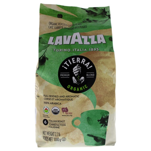 Lavazza Tierra Organic Roast Whole Bean Coffee - 35.2 oz Coffee Carousel 1