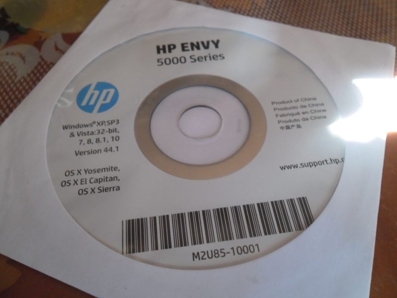 HP Envy 5000 series Disc Carousel 1