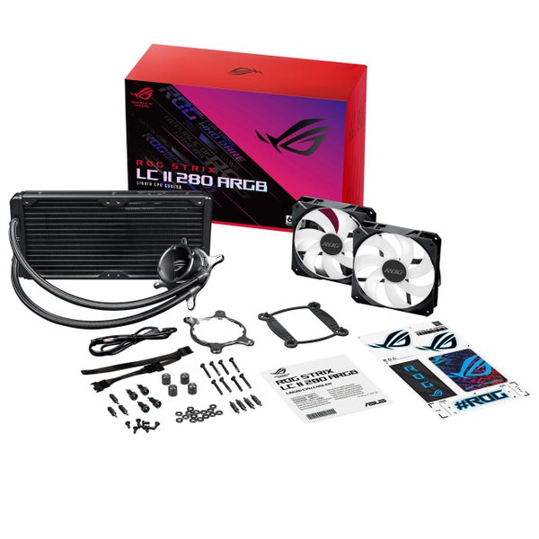 ASUS ROG STRIX LC II 280 ARGB All in one Water Cooling Aura Sync RGB Carousel 2