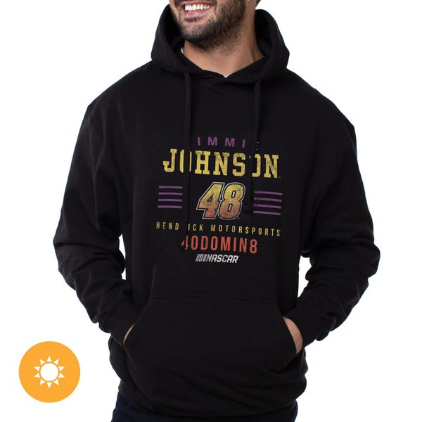 Del Sol NASCAR Hooded Sweatshirt - Jimmie Johnson - 2 Black - 1 Pc T-Shirt (XL) Carousel 4