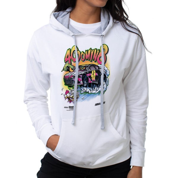 Del Sol NASCAR Hooded Sweatshirt - Jimmie Johnson - 3 White - 1 Pc T-Shirt (XL) Carousel 1
