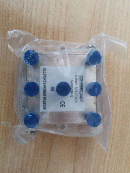 SPLITTER 6 WAY ALL PORTS POWER PASS Carousel 1