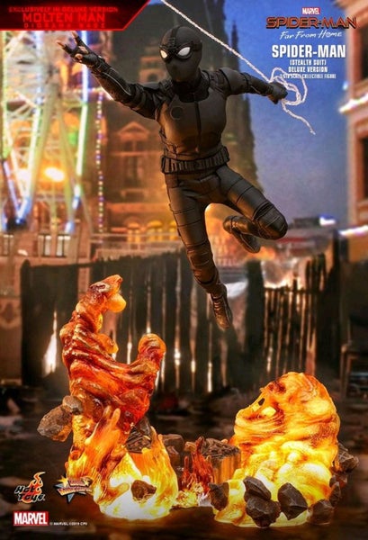 Hot Toys Spider-Man: Far From Home - Stealth Suit Deluxe 1:6 Scale Action Figure Carousel 1