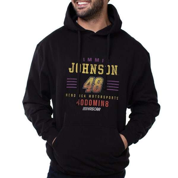 Del Sol NASCAR Hooded Sweatshirt - Jimmie Johnson - 2 Black - 1 Pc T-Shirt (2XL) Carousel 1
