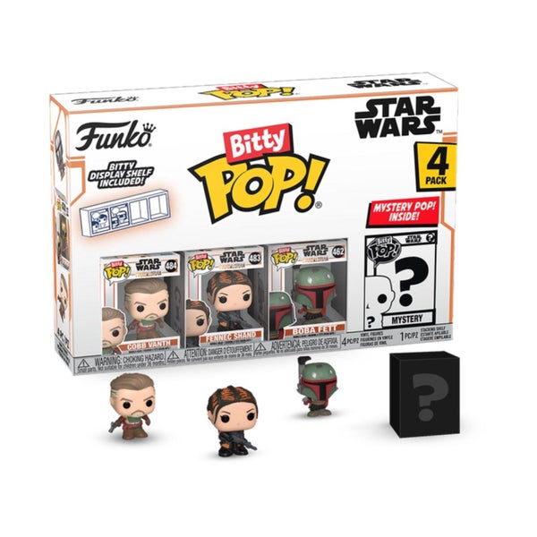 Star Wars: Mandalorian - Marshal Bitty Pop!, 4 Pack by - Carousel 1