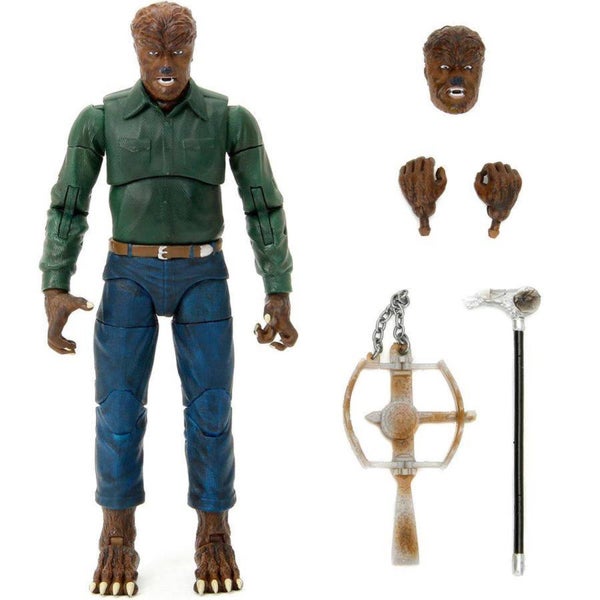 Jada Toys Universal Monsters - Wolfman Deluxe Action Figure - 6 Inch Carousel 1