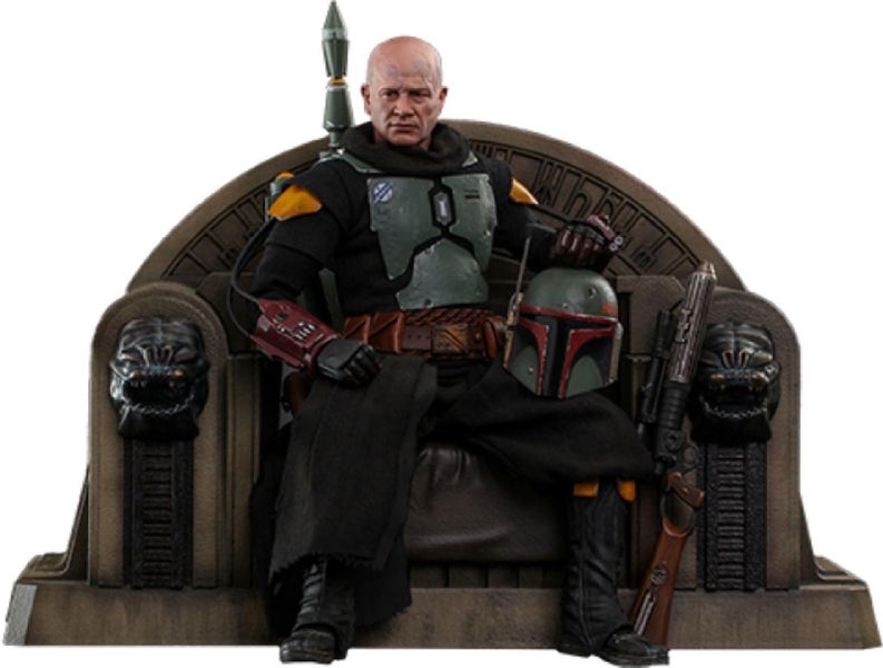 Hot Toys Star Wars: Mandalorian - Boba Fett Throne Figure Carousel 1