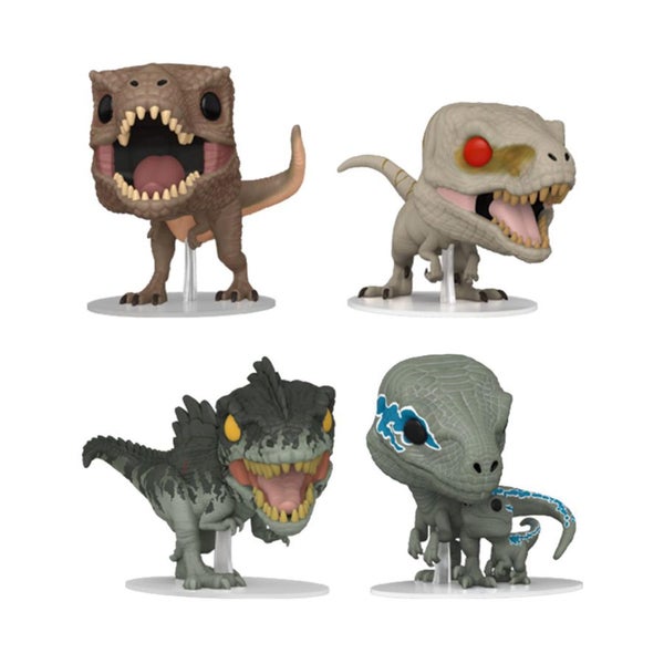 Jurassic World 3 - Glow Pop!, 4 Pack by - Carousel 1