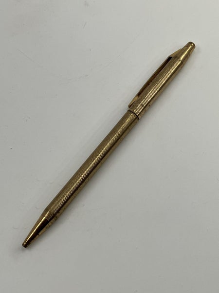 CHROMATIC PAT. Pen Ballpoint Vintage Brass Metal & Gold Tone Stylo - Made in USA Carousel 1
