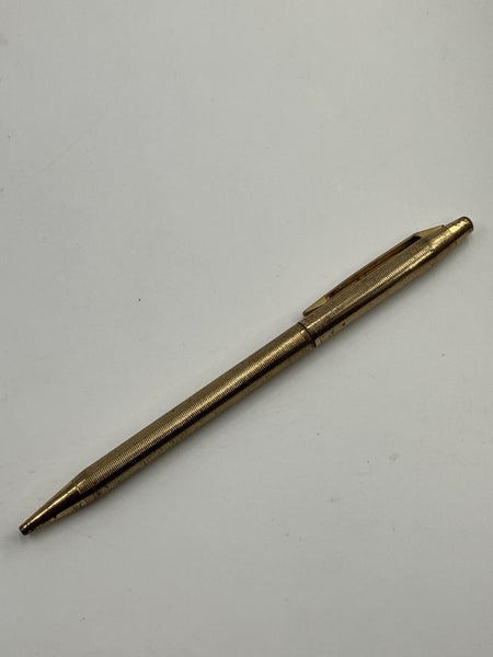 CHROMATIC PAT. Pen Ballpoint Vintage Brass Metal & Gold Tone Stylo - Made in USA Carousel 2