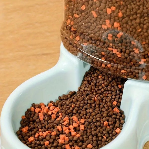 1pc 3.8L Capacity Pet Feeder/Water Dispenser For Dogs Cats (Random Colors) Carousel 4